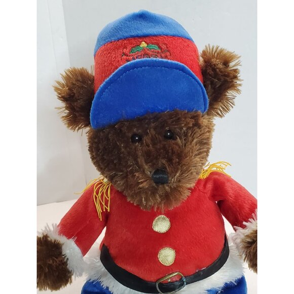 Sugar Loaf Coinstar Plush Teddy Bear Merry Xmas 2007 Soldier Red Blue Outfit - Picture 12 of 12